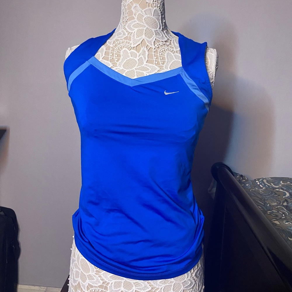 Blue Nike Tennis Tank